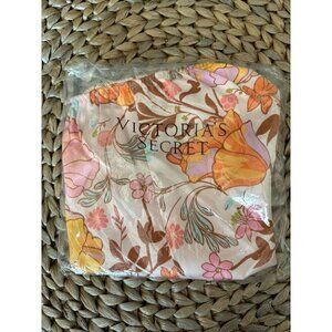 NWT Victorias Secret Womens Size Small Pink Floral Satin Flounce Shorts